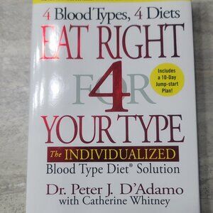 #362 Eat Right 4 Your Blood Type Book Health